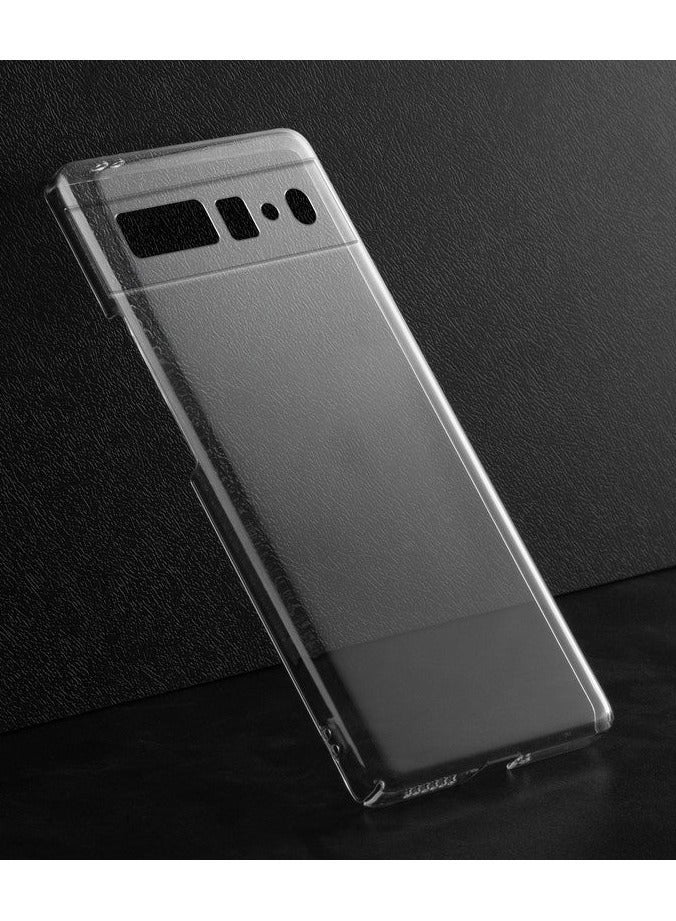 Crystal Clear Transparent Phone Case Google Pixel 6 Pro – Slim Ulta Thin Hard TPU Shockproof Cover, Anti-Yellowing Crystal Clear Protective Back Case with Camera Protection - Image 4