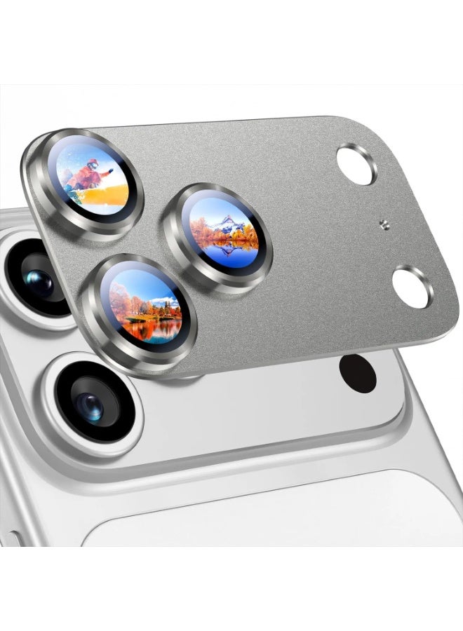 اسكرينة كاميرا كاملة من المعدن لهاتفك iPhone 17 Pro Max – حماية فائقة من الخدوش والصدمات بتصميم أنيق ومتناسق مع لون هاتفك - Image 1