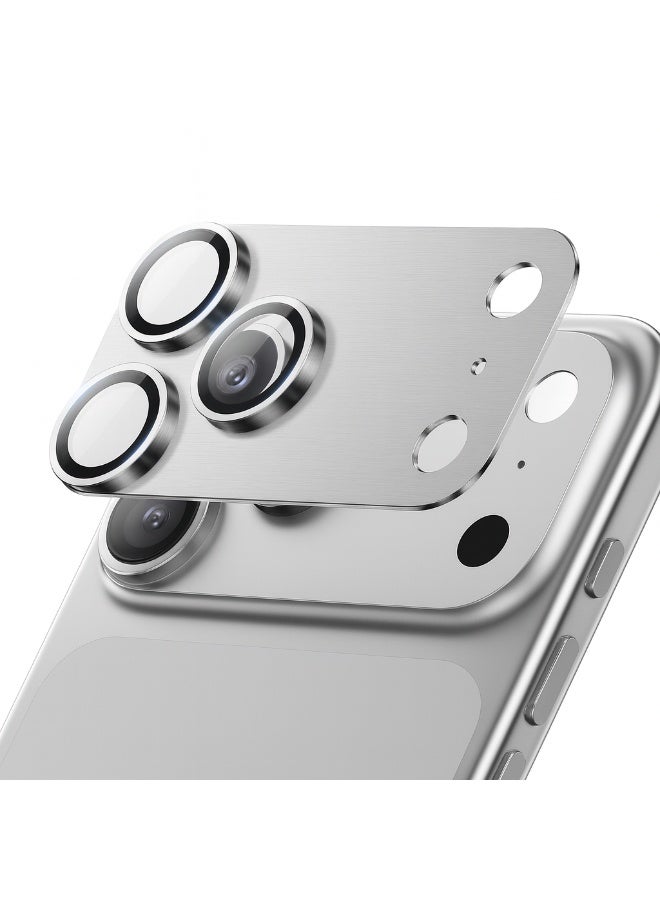 اسكرينة كاميرا كاملة من المعدن لهاتفك iPhone 17 Pro Max – حماية فائقة من الخدوش والصدمات بتصميم أنيق ومتناسق مع لون هاتفك - Image 5