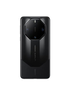 Huawei Mate 60 RS Ultimate Case 2 in 1 Armor Anti-knock Lens Protection Matte Hard PC Cover Protective Case Black