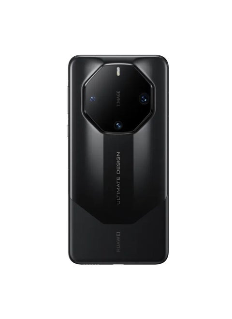 Huawei Mate 60 RS Ultimate Case 2 in 1 Armor Anti-knock Lens Protection Matte Hard PC Cover Protective Case Black