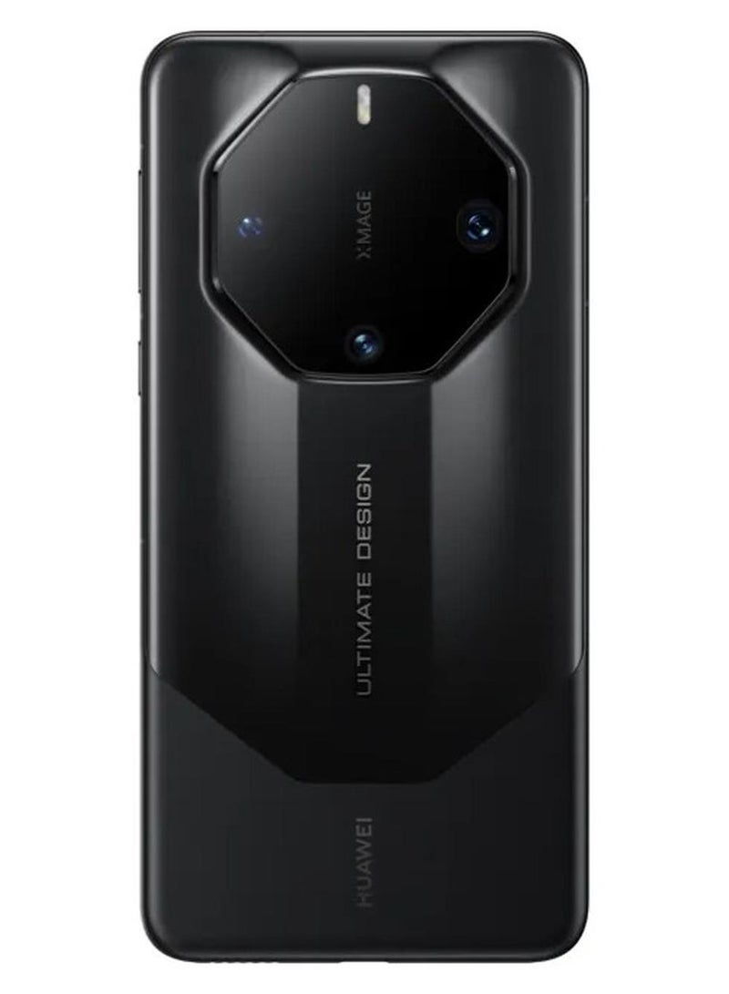 CATANES Huawei Mate 60 RS Ultimate Case 2 in 1 Armor Anti-knock Lens Protection Matte Hard PC Cover Protective Case Black