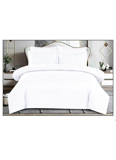 King Sheets Set - 6-Piece Bed Set, Wrinkle & Fade Resistant, Sheet & Pillow Case Set King Size (4 Pillowcases,1 Duvet Cover & 1 Fitted Sheet)