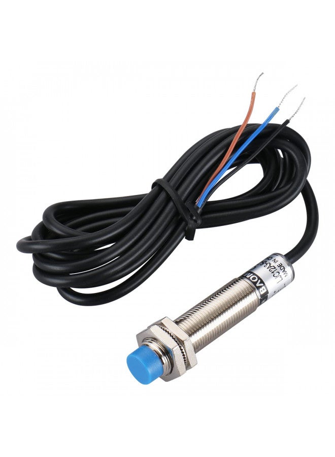 Baomain Capacitive Proximity Sensor Switch LJC12A3-5-Z/BY PNP NO DC 10-30V 200mA 1-5mm Blue - Image 1