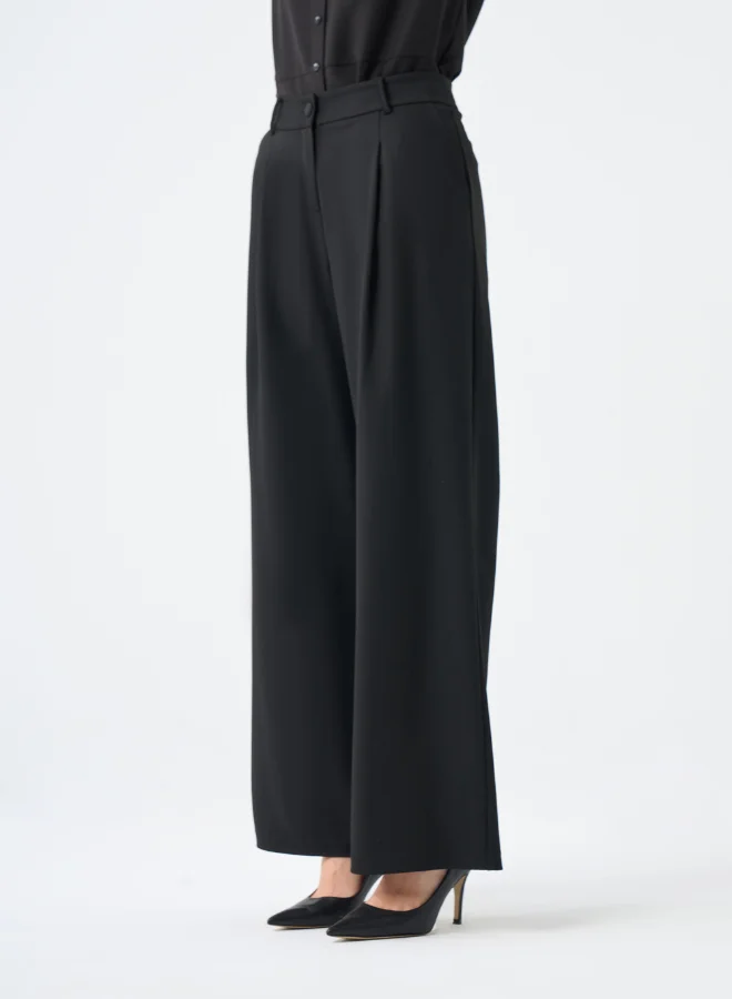 ميزال MIZALLE SINGLE PLEATED POLYVISCOSE TROUSERS