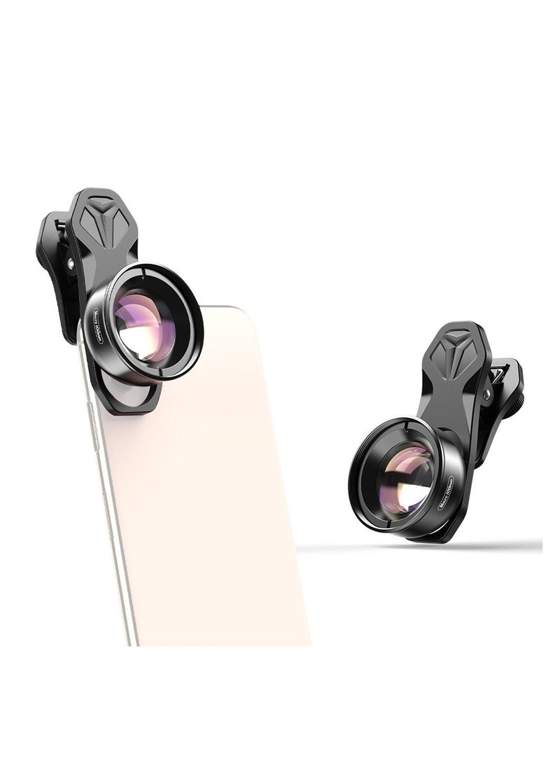 آبيكسل - APEXEL APL-HB100mm عدسة ماكرو للهواتف الذكية العالمية 4K HD عدسة كاميرا الهاتف بدون خلفية ضبابية متوافقة مع iPhone 11/XS/XS Max/XR/X/8 - Image 1