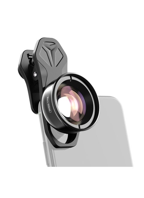 APEXEL APL-HB100mm عدسة ماكرو للهواتف الذكية العالمية 4K HD عدسة كاميرا الهاتف بدون خلفية ضبابية متوافقة مع iPhone 11/XS/XS Max/XR/X/8