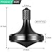 CHEETOP Precision Metal Spinning Top Well Made Stainless Steel Spin Long Lasting Exceed 8 Mins Desktop Gyro EDC Toy Perfect Balance Easy to Use Kill Time Efficiently Pro MaxBlack - Image 4