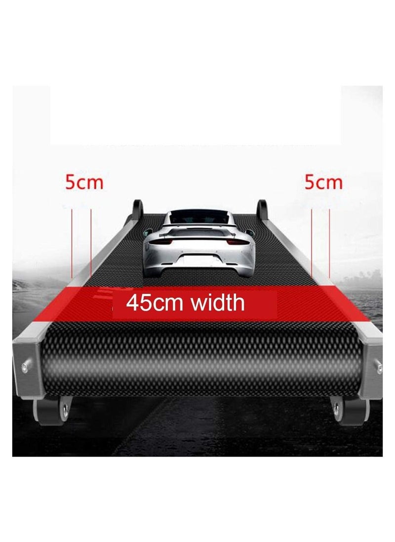 Generic - Non-electric treadmill, walking machine, Folding walking machine (Color: black, size :115x55x110cm) - Image 1