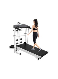 Non-electric treadmill, walking machine, Folding walking machine (Color: black, size :115x55x110cm)