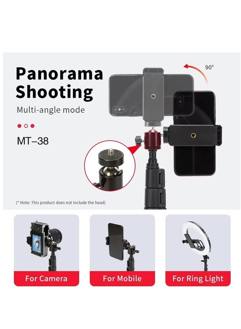 Jmary Tripod jmary mt-38, floor for photo/video cameras, 590-1680mm, Black - Image 2