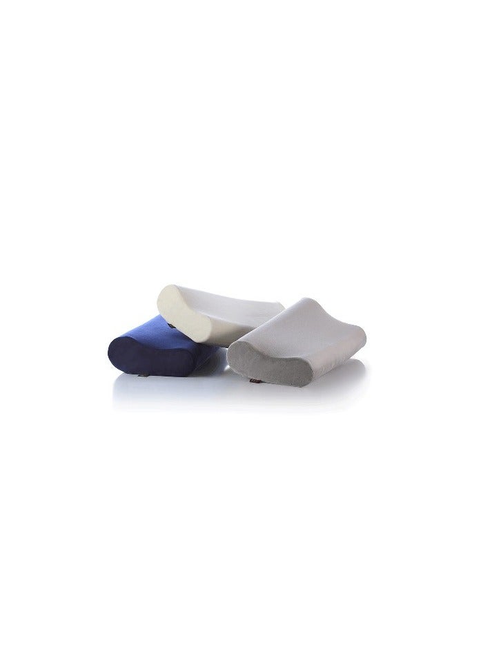 Max Comfort Memory foam bed pillow, medical pillow, 60*35*13, navy blue  - Image 2