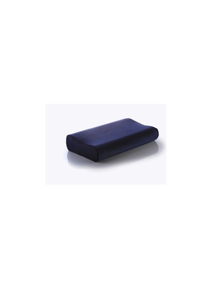 Max Comfort Memory foam bed pillow, medical pillow, 60*35*13, navy blue  - Image 3