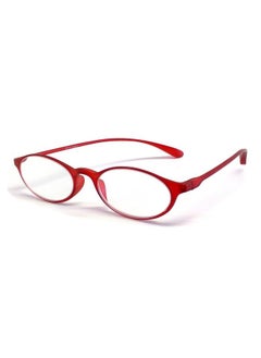719 Flexie Oval Reading Glasses +0.50 Red Men/Women Bendable One Power Readers Tr90 Flexible