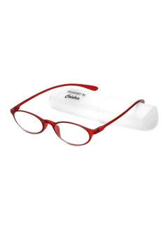 Calabria 719 Flexie Oval Reading Glasses +0.50 Red Men/Women Bendable One Power Readers Tr90 Flexible  - Image 2