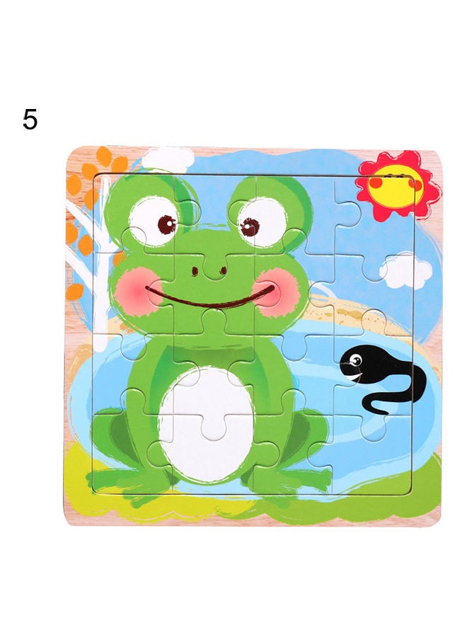 مجموعة أحجية قطع تركيب الصور بتصميم ضفدع - Image 1