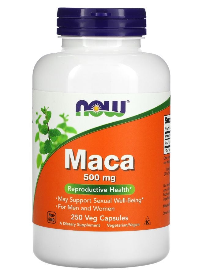 now Maca 500 mg 250 Veg Capsules
