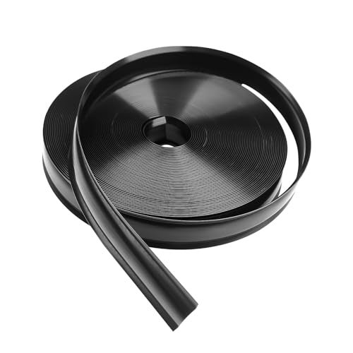CVILL 1" Black Vinyl Trim Molding Screw Cover RV Boat Camper Travel Trailer (100 ft) - Image 1