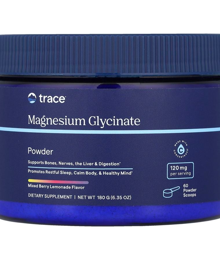 TRACE Magnesium Glycinate Powder Mixed Berry Lemonade 6.35 oz (180 g)