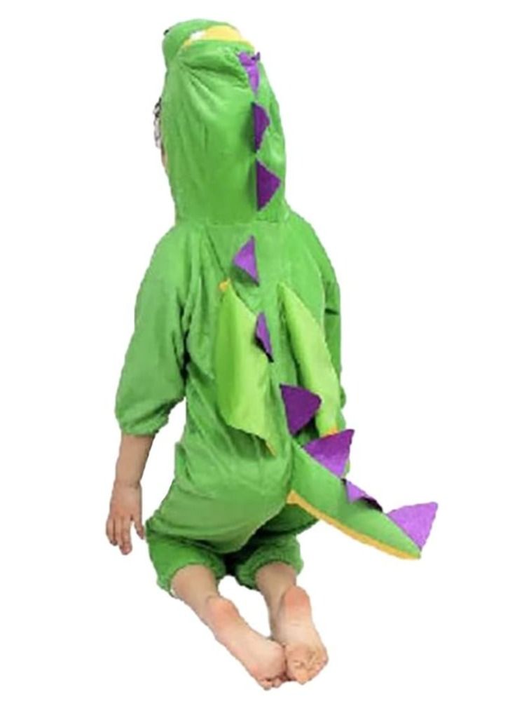 برين جيجلز قهقهات الدماغ زي بذلة حفلة كرنفال الهالوين بتصميم حيوان ديناصور للأطفال الأولاد والبنات - مقاس صغير - Image 2