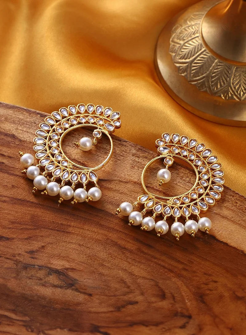 SOHI Stones Artificial Drop Earring Jewellery
