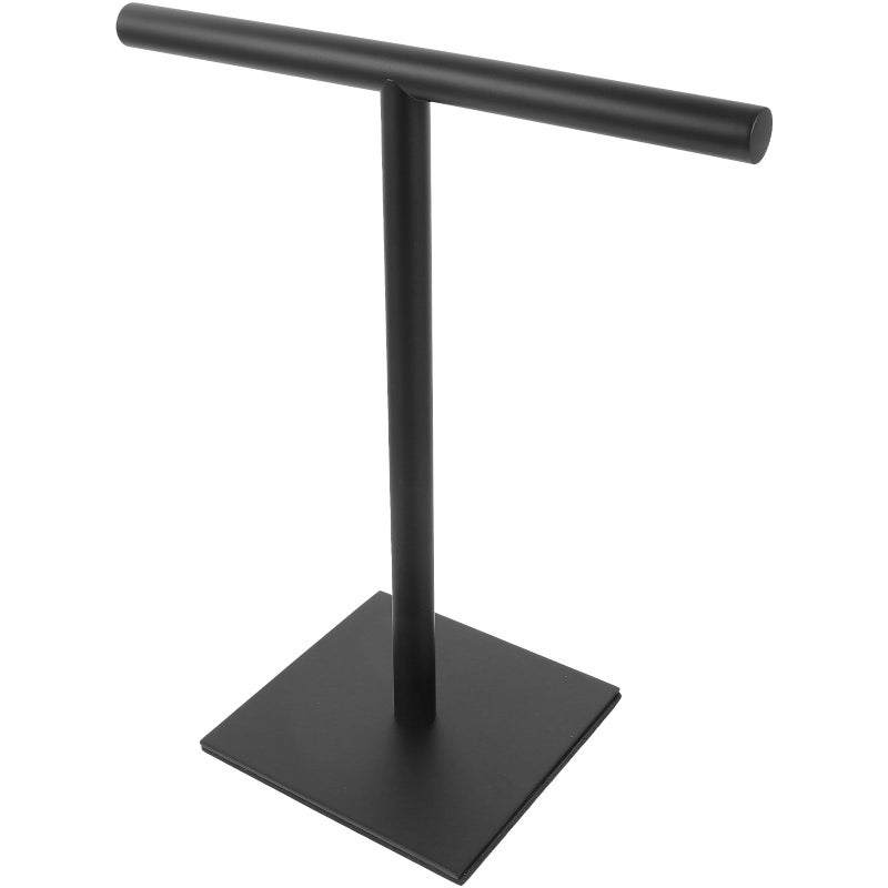 Matte Black Stainless Steel Countertop Towel Rack Holder for Kitchen and Bathroom - Image 2