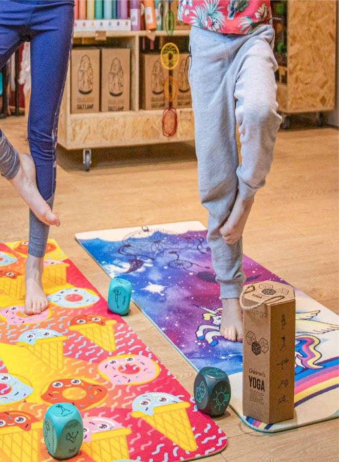 Myga RY1119 - Childrens Yoga Mat, Sweet Dreams Printed Kids Yoga Mat - Childs Exercise Mat for Pilates, Extra Grip Non Slip Multi Purpose Fitness Mat - Image 2