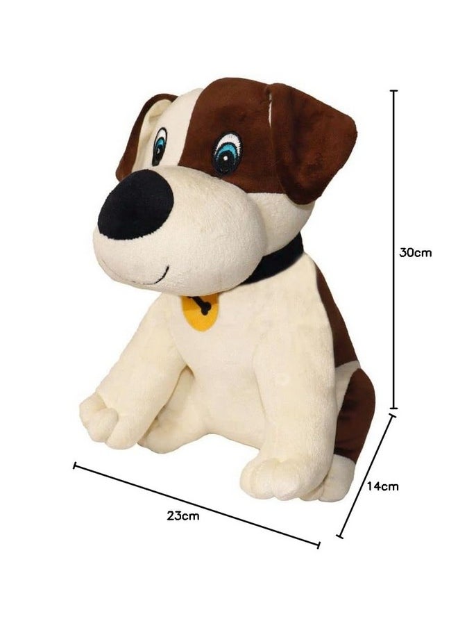 Toytales TOYTALES Rudy Dog 30Cm White & Coffee  - Image 4