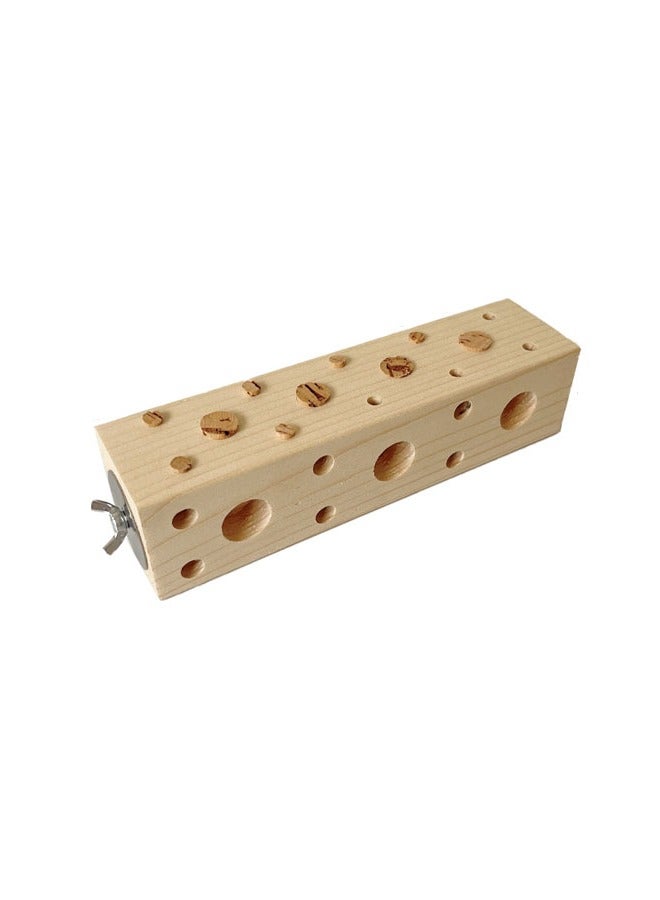 عام لعبة الببغاء تمضغ الخشب طائر الفينيق زهرة الفاوانيا طائر الببغاء يطحن الفم كتلة الصنوبر مكعب روبيك لعبة سحب الأظافر منصة لوح التخزين العصا - Image 1