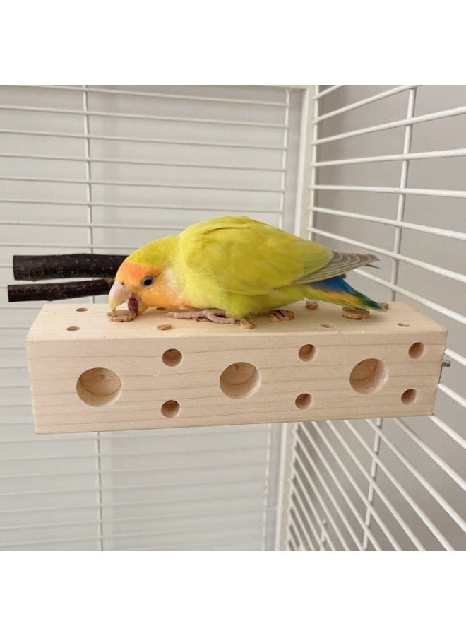 عام لعبة الببغاء تمضغ الخشب طائر الفينيق زهرة الفاوانيا طائر الببغاء يطحن الفم كتلة الصنوبر مكعب روبيك لعبة سحب الأظافر منصة لوح التخزين العصا - Image 3