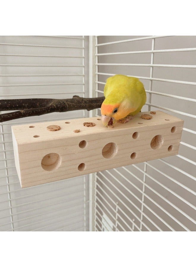 عام لعبة الببغاء تمضغ الخشب طائر الفينيق زهرة الفاوانيا طائر الببغاء يطحن الفم كتلة الصنوبر مكعب روبيك لعبة سحب الأظافر منصة لوح التخزين العصا - Image 4