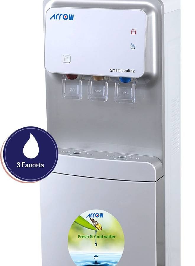 Arrow Water Dispenser - 3 Taps - Hot/Cold/Normal - Internal Switches - Silver - RO-19WDP - Image 5