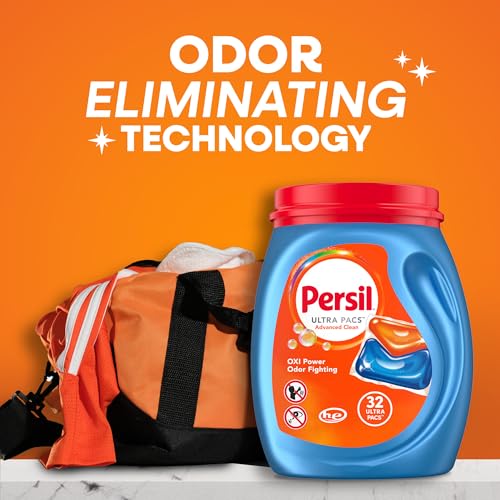 Persil Ultra Pacs Advanced Clean Oxi+Odor Power Laundry Detergent, 80 count - Image 4