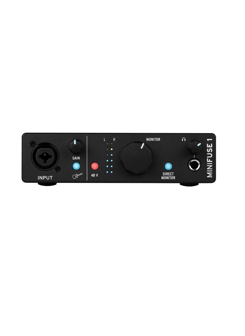 Arturia - Arturia MiniFuse 1 USB Type-C Audio Interface (Black) - Image 1