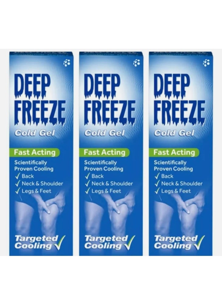 Deep Freeze Deep Freeze Pain Relief Cold Gel 100G 3PCS  - Image 1