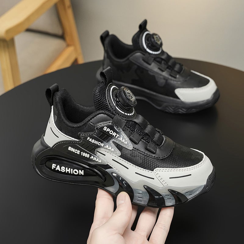 Mesh Sneakers Lightweight Flexible Sole Walking Shoes For Kids Indoor And Outdoor Activities - Image 1