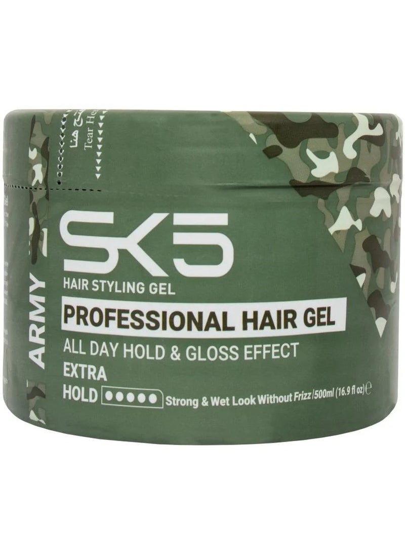 اس كي فايف جل لتصفيف الشعر جيشي 500 مل SK5 ثبات طوال اليوم وتأثير لمعان - Image 1