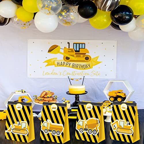 BQK 24pcs Construction Truck Themed Boys Birthday Party Supplies - Image 3