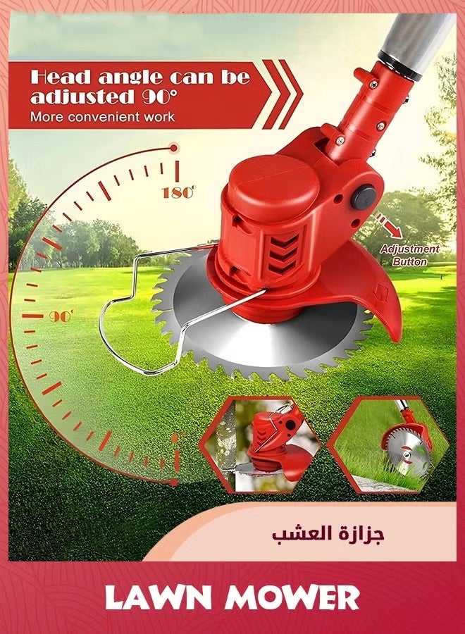 الهلياجيم آلة قص العشب ببطارية ليثيوم محمولة للزراعة والمنزل والحديقة  - Image 3