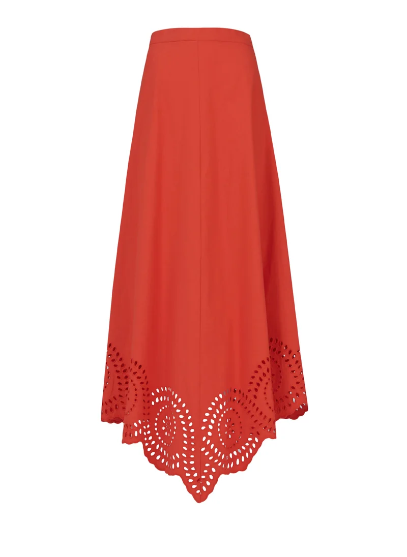 leem  Broderie Anglaise Skirt - Shorter length for Women | Best Price UAE
