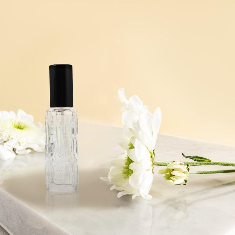 6pcs 15ml Glass Spray Bottles Fine Mist Perfume Refillable Atomizer with Aluminum Cap for Travel, Pocket Cologne, Essential Oils, Sample Dispenser - Image 5