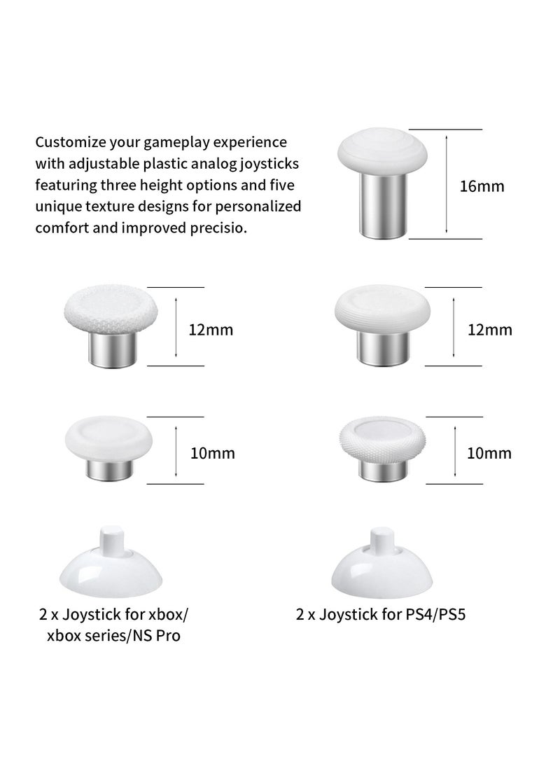 Replacement Thumbsticks for PS4/PS5 Xbox One S/X  Controllers, Joysticks Repair Kit for Xbox Series S/X/NS-Pro  - Image 3