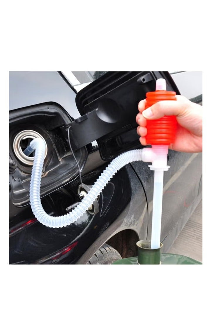 Manual Siphon Pump for Fluid Transfer – Portable Hand Pump for Car Oil & Travel – Multi-Purpose Suction Tool - Image 1
