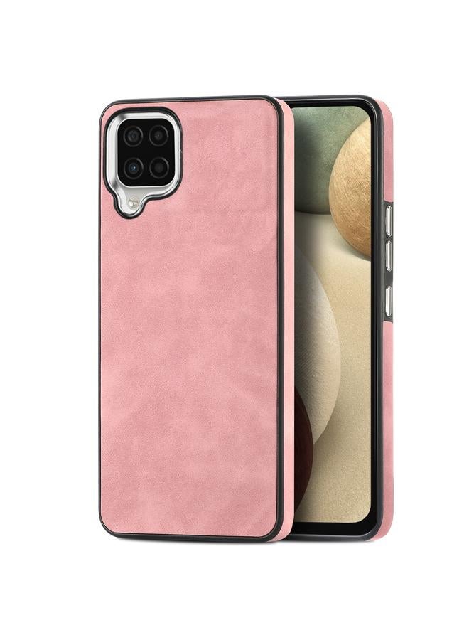 erorex Case For Samsung Galaxy A12 Skin-Feel Electroplating TPU Shockproof Phone Case - Image 1