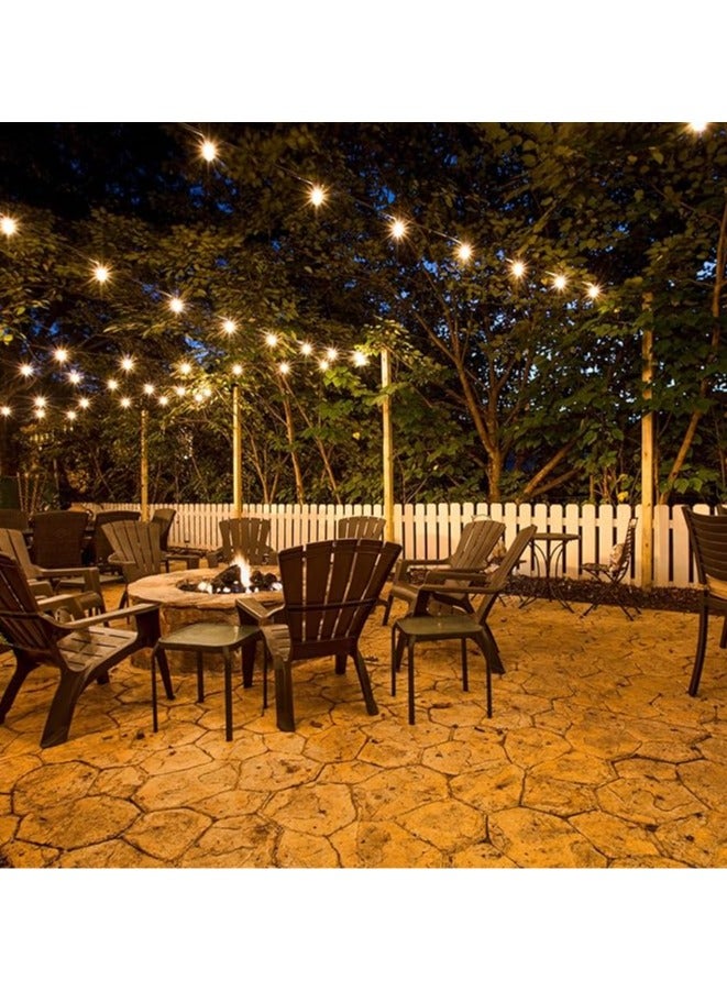 Smart Rahah Solar Powered Outdoor  String Lights, 10 meter solar garden lights, 15 LED patio lights, UV-resistant outdoor lighting, IP65 weatherproof lights, solar-powered decor, 1200mAh solar lights  - Image 5