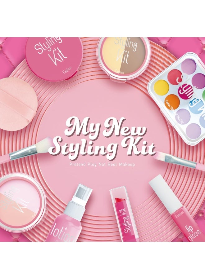 Makeup Kit Play Set, Pretend Makeup Toys for Girls Gifts 3-5 Years Old (Not Contains Real Cosmetics)  Kids Makeup Kit for Girls, Unicorn Makeup Set, Make up Kit for Little Girl Princess Toddler Makeup for Kid Birthday Gifts Unicorn Toys for Girls - Image 2