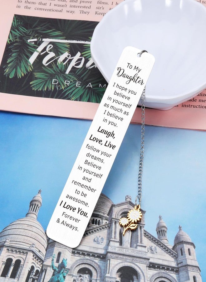 Aeonovs Easter Gifts for 12 Year Old Girls, Daughter Bookmarks, Daughter Gift from Mom, Daughters Adult College Girls Christmas Gifts, Birthday for Daughters from Mom - Image 4