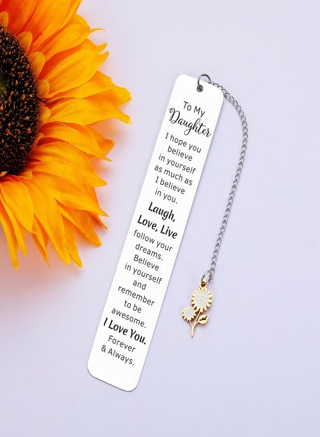 Aeonovs Easter Gifts for 12 Year Old Girls, Daughter Bookmarks, Daughter Gift from Mom, Daughters Adult College Girls Christmas Gifts, Birthday for Daughters from Mom - Image 2