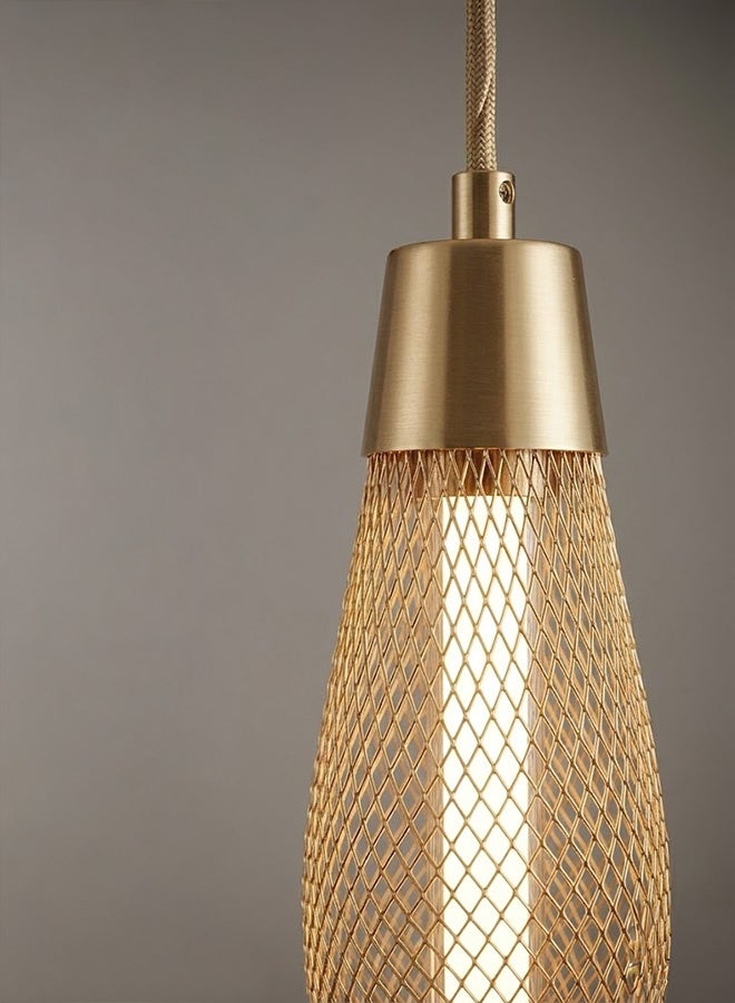 BUY4LESS -  Modern Lighting, Modern chandelier, Light, Gold Color Colored luxury chandelier, 40x34x100 cm, Suitable for living room, bed room, kitchen - Image 3