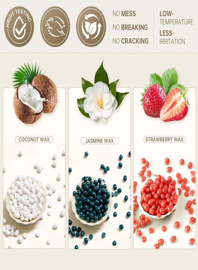 Lifestance Wax Beads Set, 4 Kinds of Waxing Beads, Hard Wax Beans with 44 Items, Perfect for Any Waxing Warmers for Hair Removal for Brazilian Bikini, Face, Armpit - Image 2